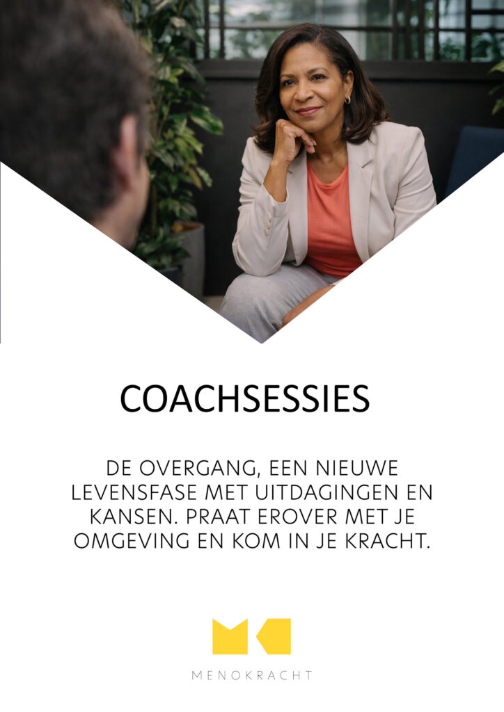 Binnen Menokracht begeleiden we coachtrajecten voor vrouwen die merken dat de overgang impact heeft op hun loopbaan.